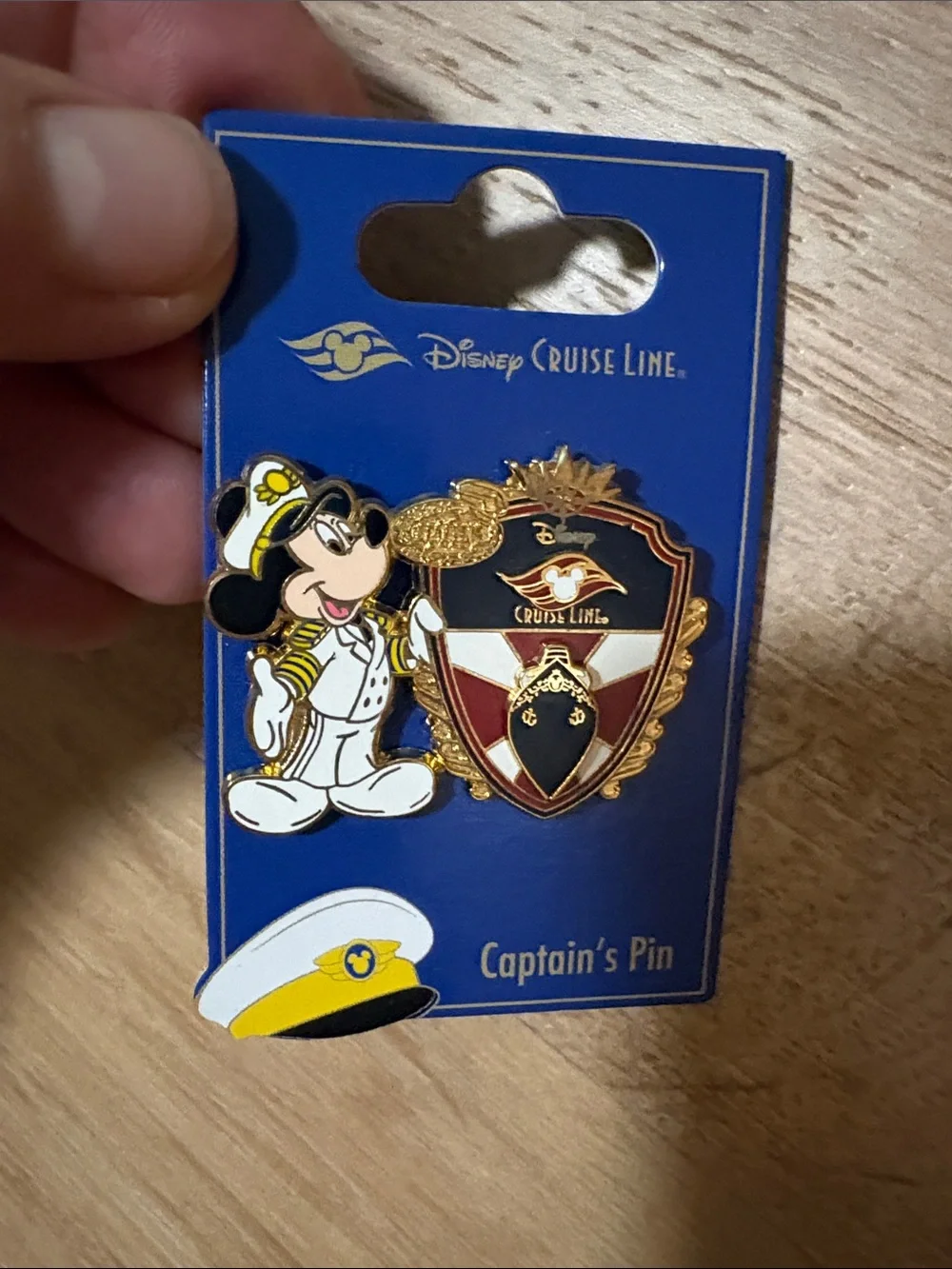 New Disney Cruise Line Mickey Mouse Captain of the Cruise Ship Pin